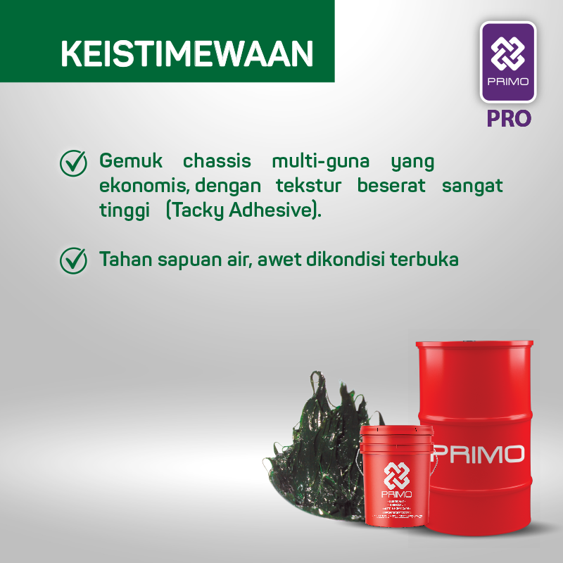 Chasis Grease MPC 3 @15Kg - Multipurpose Chassis Grease Tacky Green (NLGI 3)