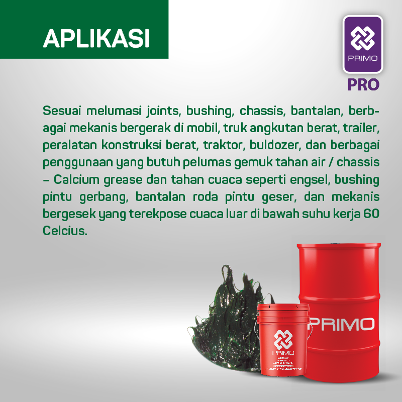 Chasis Grease MPC 3 @15Kg - Multipurpose Chassis Grease Tacky Green (NLGI 3)