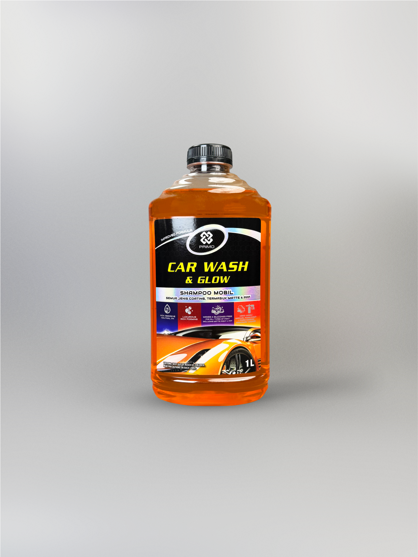 Car Wash & Glow 1L - Car Shampoo Gold Class