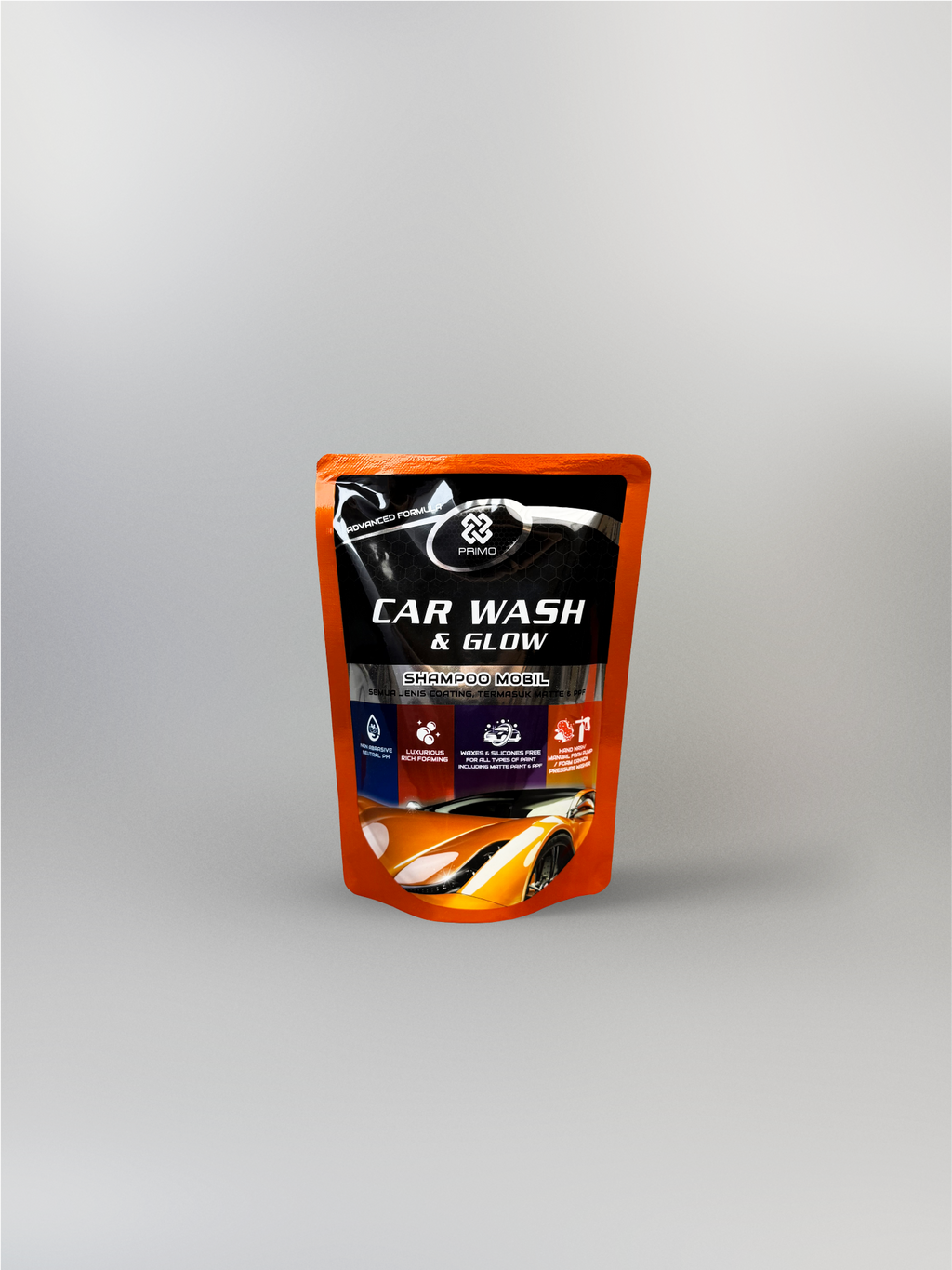 Car Wash & Glow 400mL - Car Shampoo Gold Class
