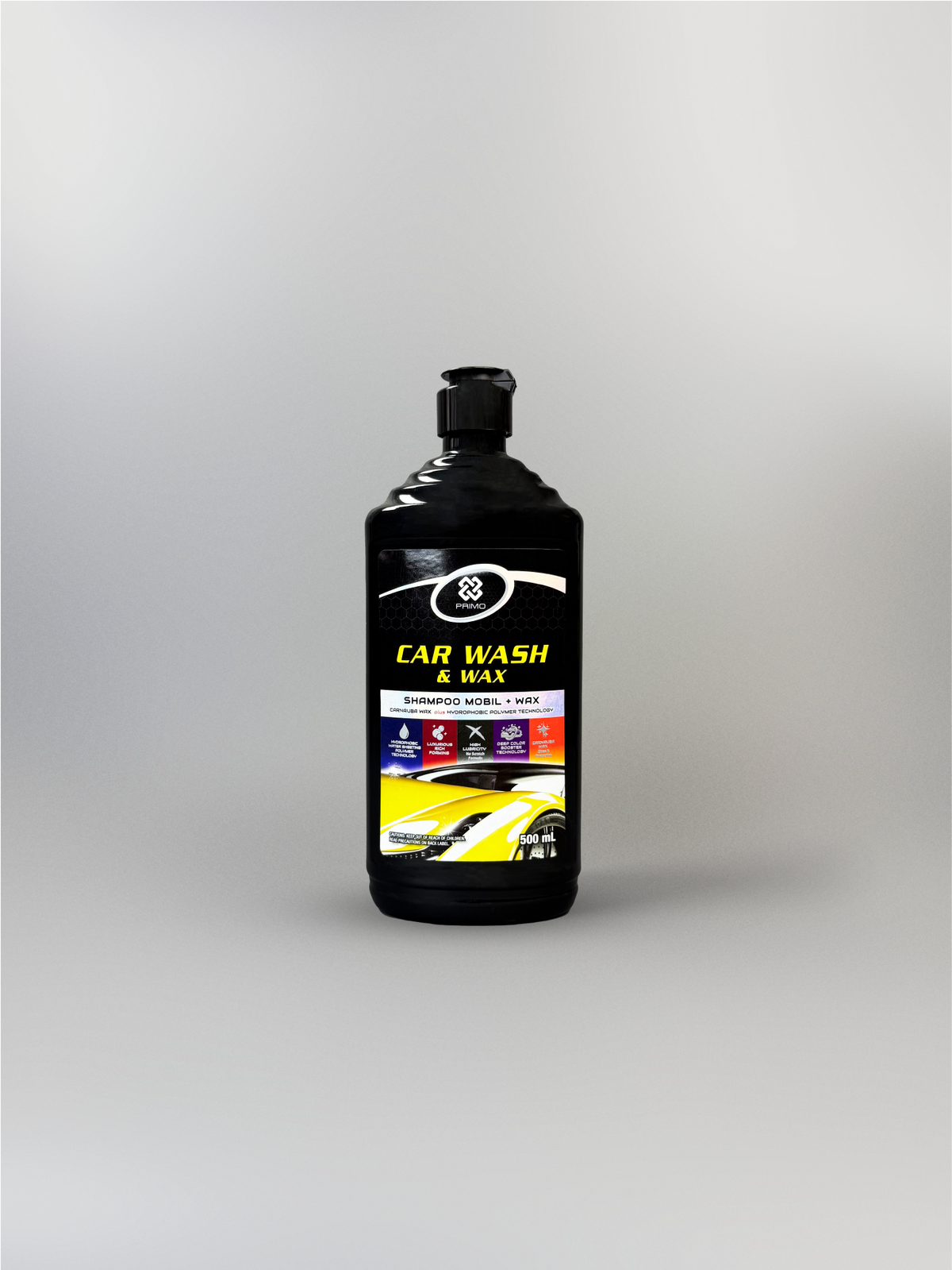 Car Wash & Wax 500ml - Hybrid Car Shampoo With Carnauba Wax