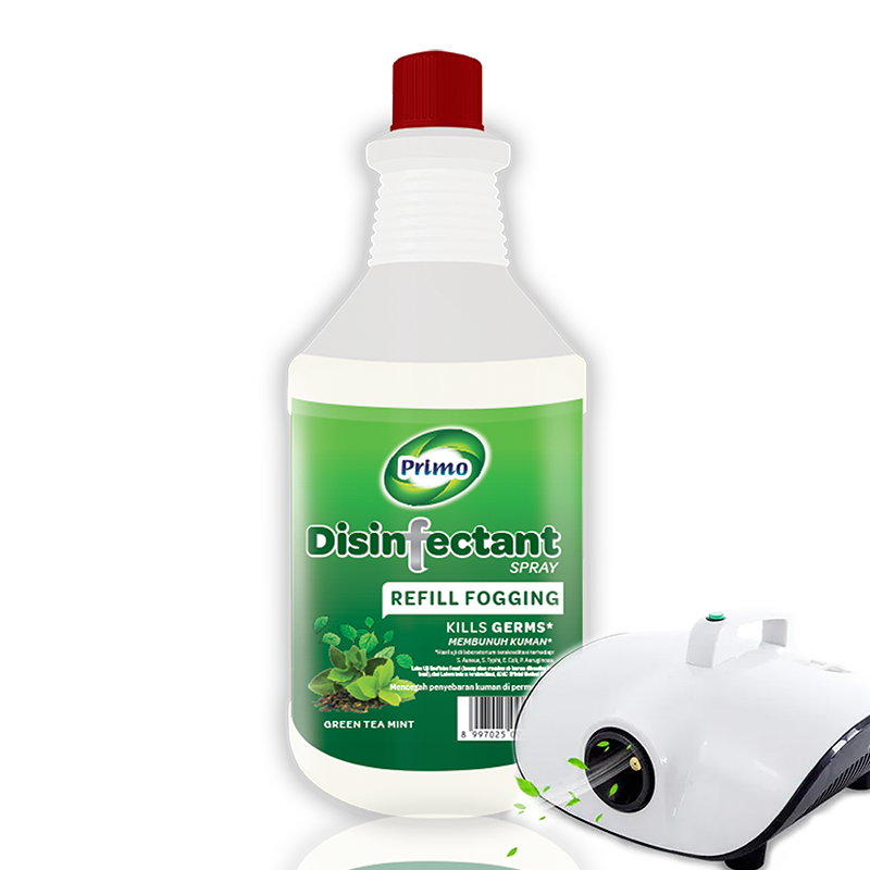 Disinfectant Fogging Liquid Greentea Mint 1L Mesin Hot Fogging