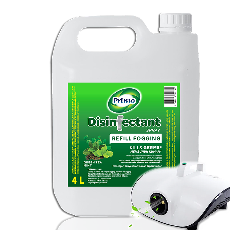 Disinfectant Fogging Liquid Greentea Mint 4L Mesin Hot Fogging