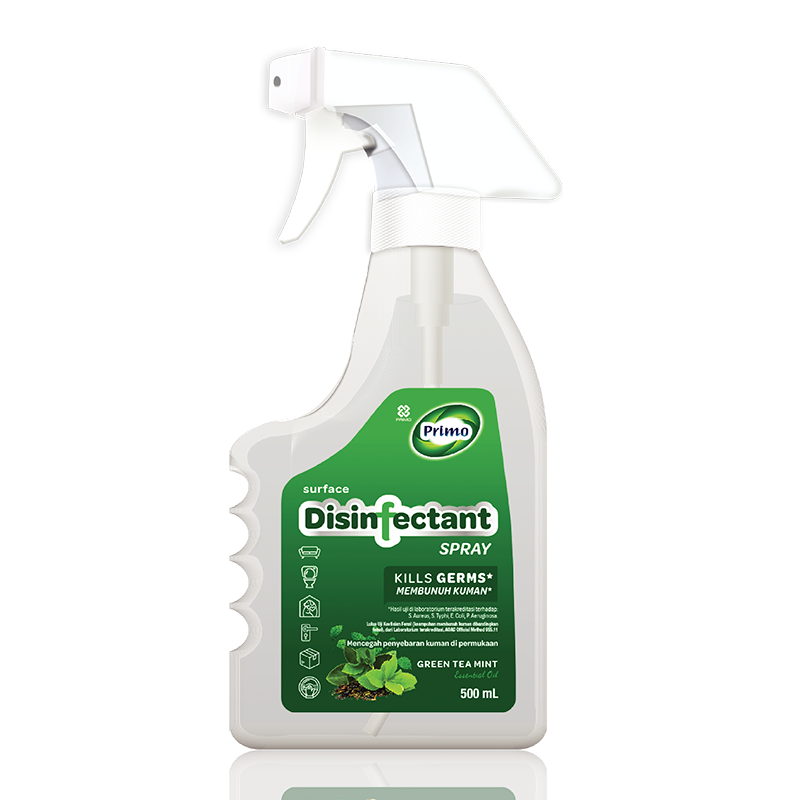 Disinfectant Surface Spray Greentea Mint 500mL Non Alkohol