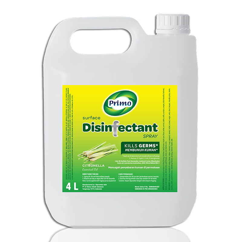 Disinfectant Surface Spray Citronella 4L Non Alkohol