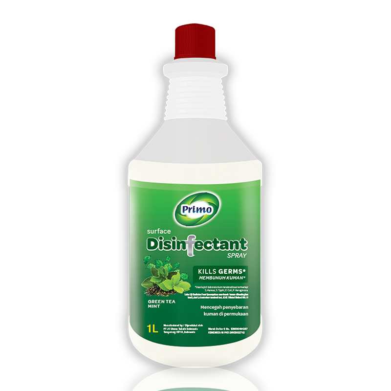 Disinfectant Surface Spray Greentea Mint 1L Non Alkohol