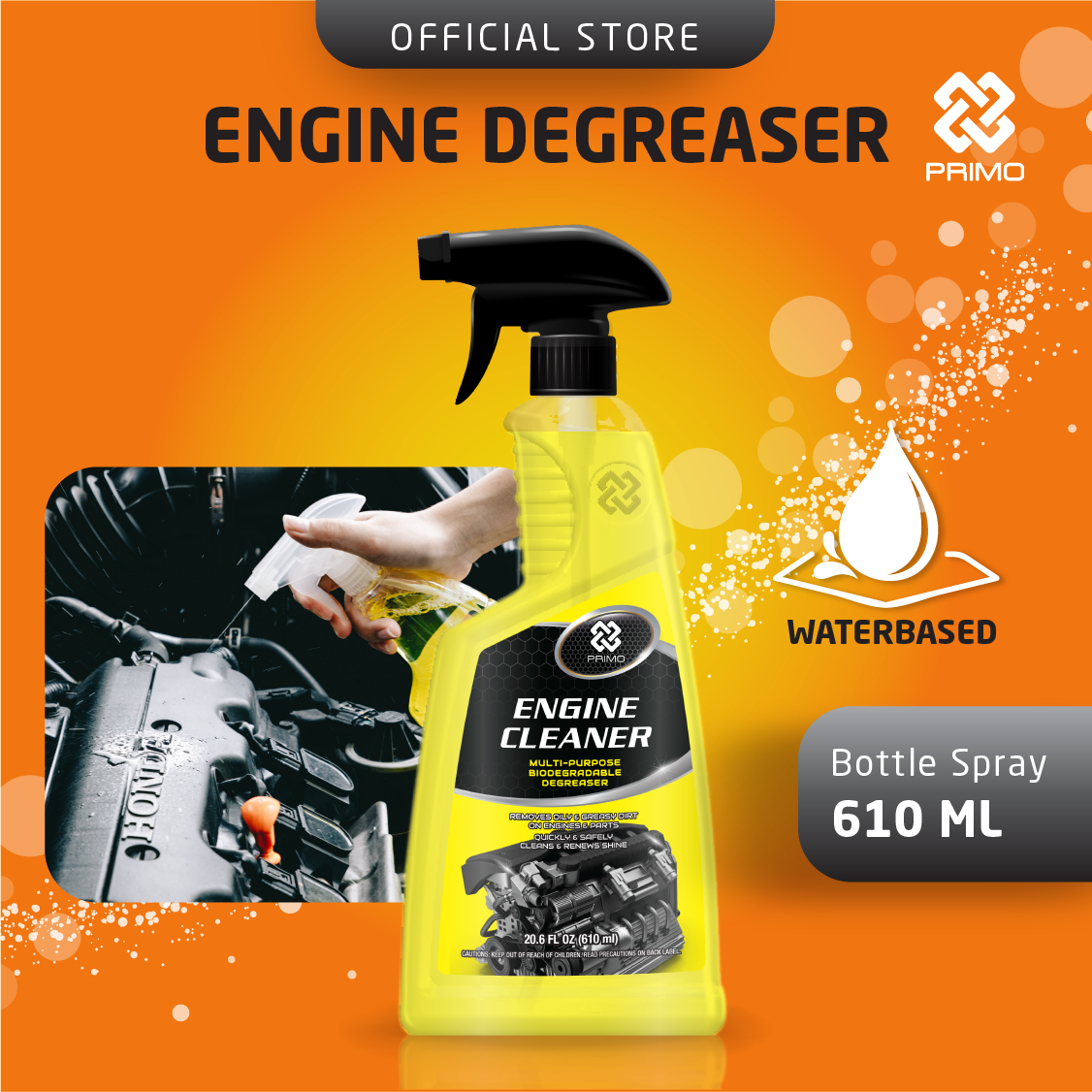 Engine & Part Cleaner 610mL - Pembersih Permukaan Mesin (Waterbased)