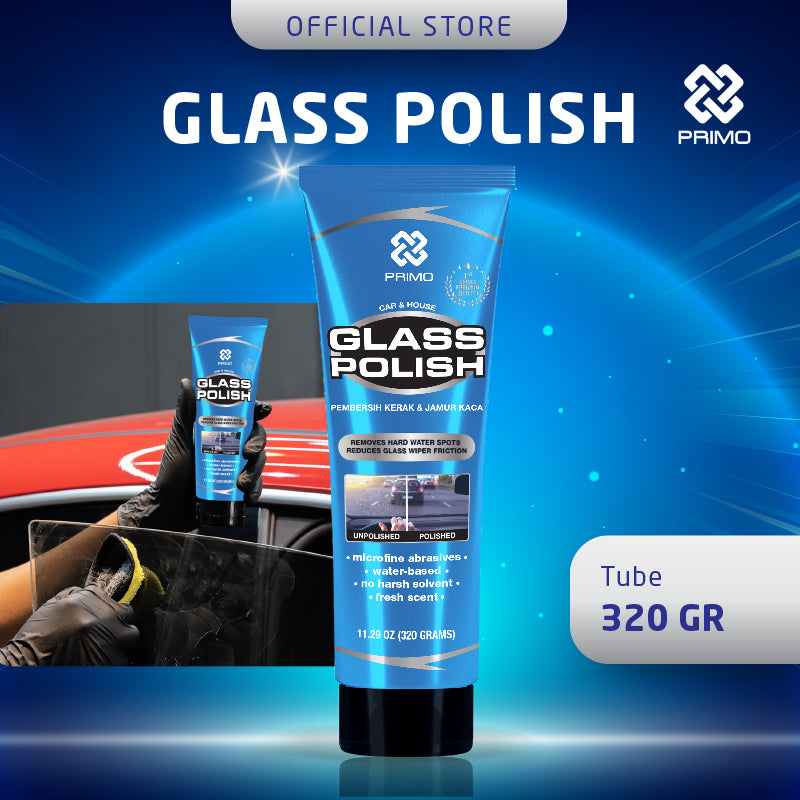 Glass Polish 320gr - Pembersih Kerak Jamur Kaca & Pengkilap Kaca