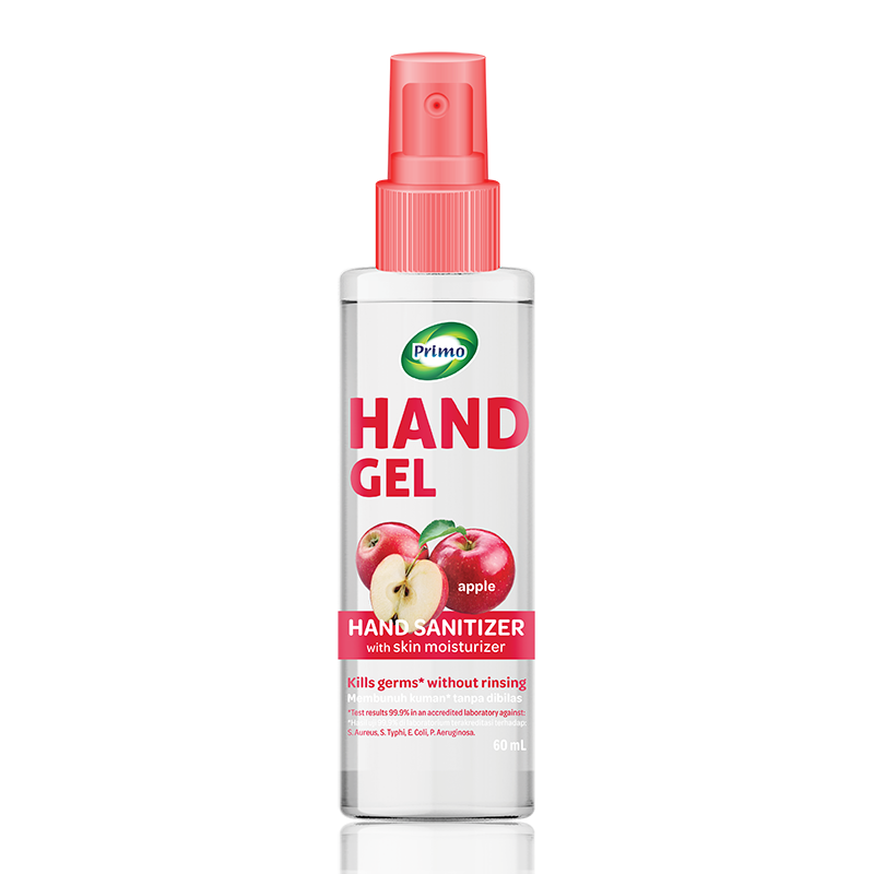 Handgel Sanitizer Liquid Thin Gel Apple 60mL - antiseptik pembersih tangan tanpa bilas