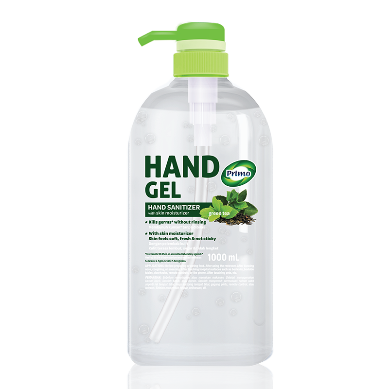 Handgel Sanitizer Greentea 1L Pump
