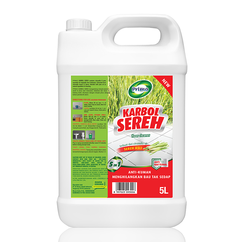 Karbol Sereh Citronella Asli 5L