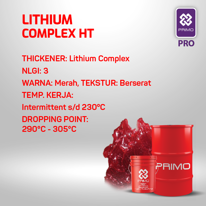 Complex HT Red #3 @15,86Kg - High Temperature & Heavy Duty Lithium Complex Grease