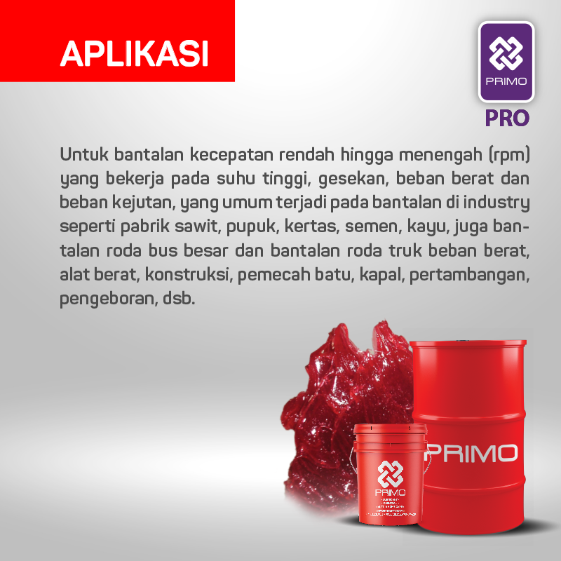 Complex HT Red #3 @15,86Kg - High Temperature & Heavy Duty Lithium Complex Grease