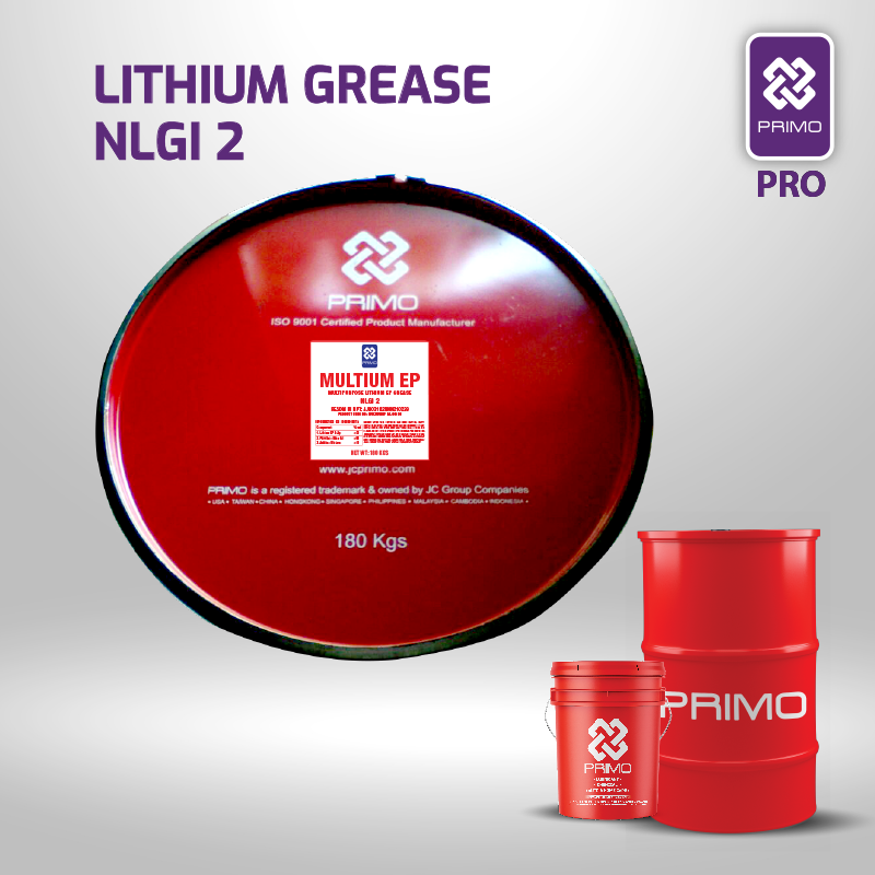 Multium Ep#2 @15,86Kg - Multipurpose Lithium Extreme Pressure Grease (NLGI 2), Colour Transparant