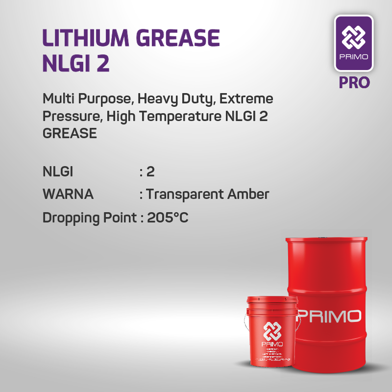 Multium Ep#2 @180Kg - Multipurpose Lithium Extreme Pressure Grease (NLGI 2) , Colour Transparant