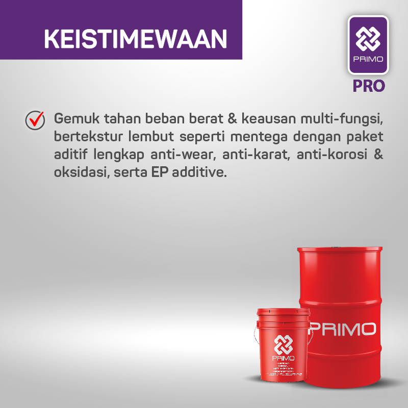 Multium Ep#2 @15,86Kg - Multipurpose Lithium Extreme Pressure Grease (NLGI 2), Colour Transparant