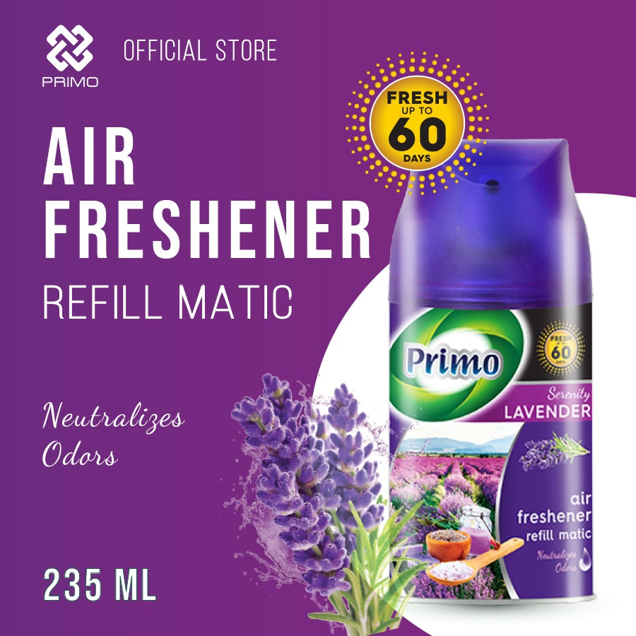 Refresh Matic 235ml Lavender - Air Refreshner Pengharum Ruangan