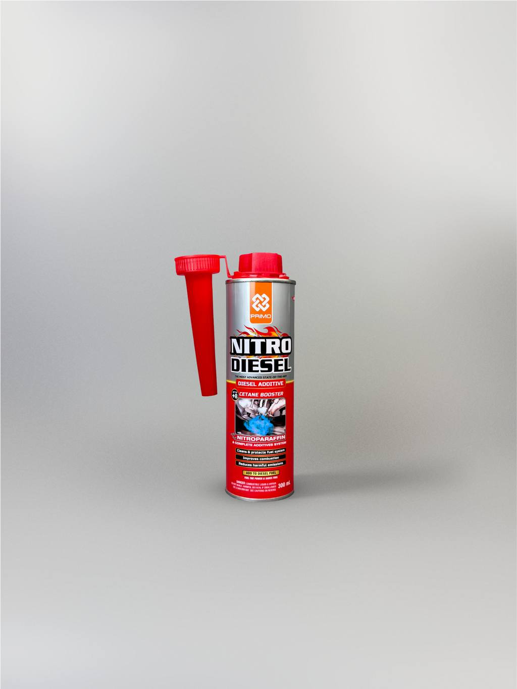 Nitro Diesel 300mL - Diesel Booster with Nitroparaffin Technology + 8 Cetane