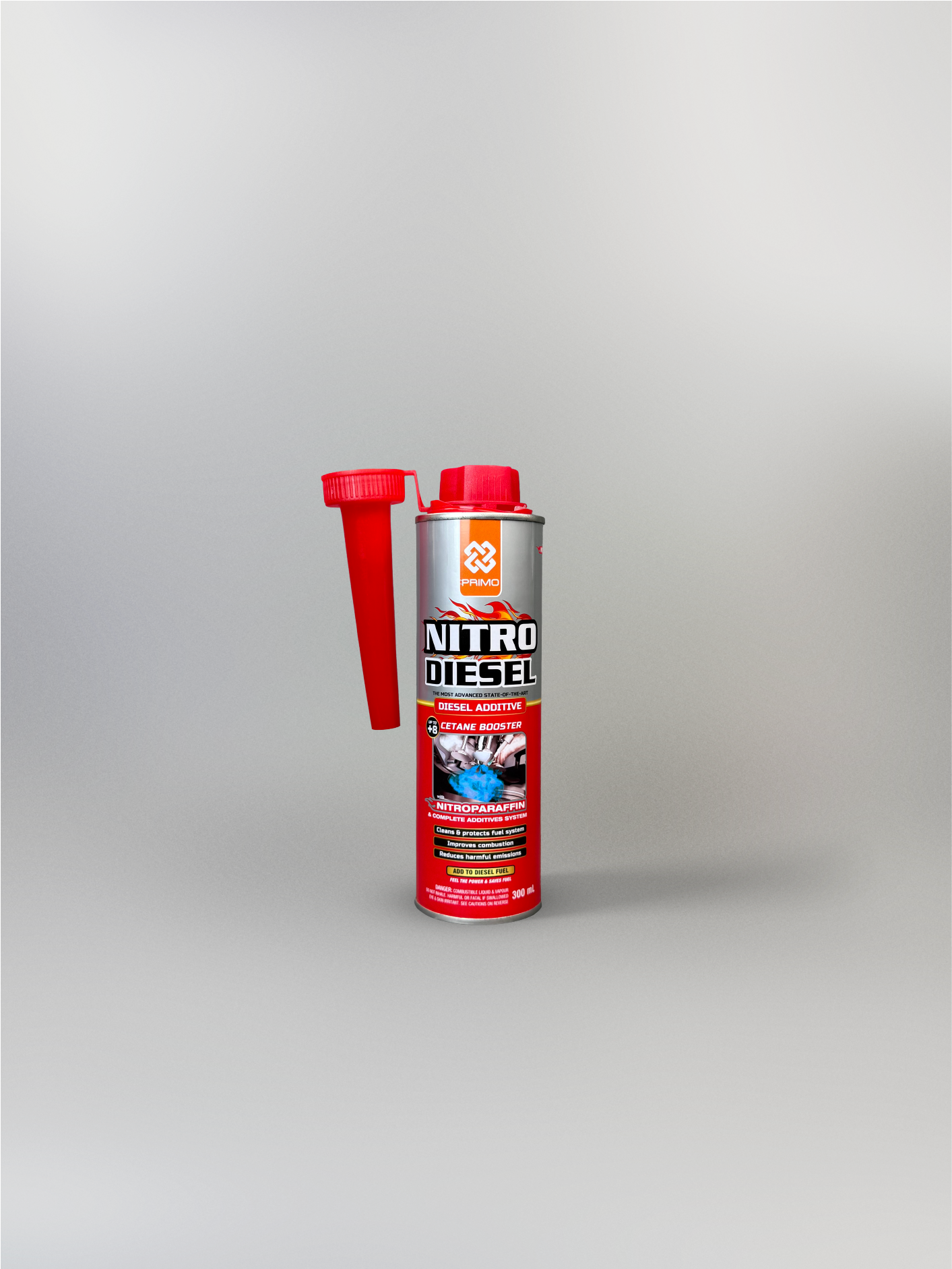 Nitro Diesel 300mL - Diesel Booster with Nitroparaffin Technology + 8 Cetane