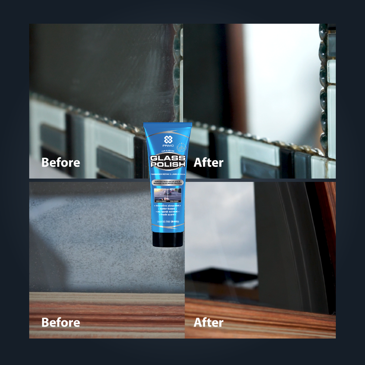 Glass Polish 5Kg - Glass Water Spot Remover & Polisher