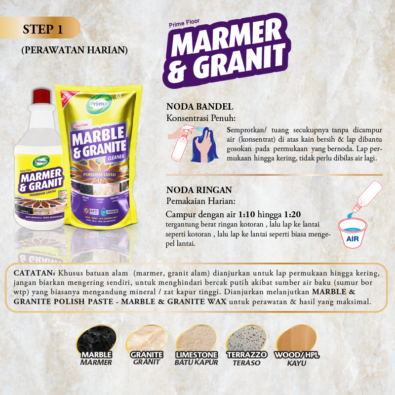 Marble & Granite Cleaner 12pcs x 720mL