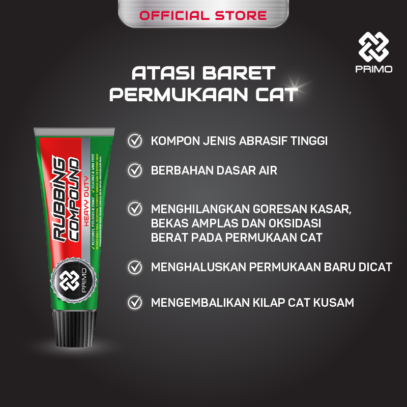 Paket Combo Solusi Jamur Kaca & Atasi Baret Body Mobil Motor PRIMO