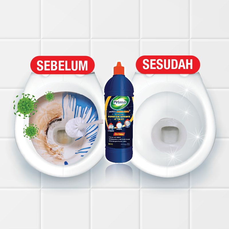 Porklin Blue Strong 20L - Ceramic, Porcelain, Bathroom & Toilet Cleaner
