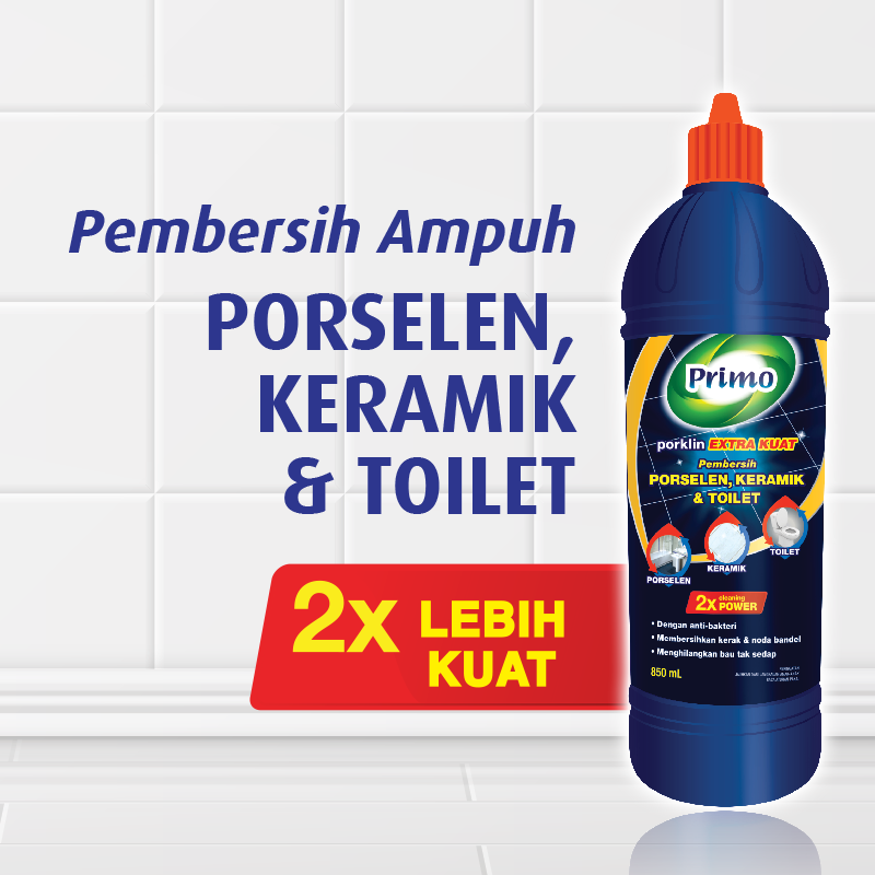Porklin Blue Strong 20L - Ceramic, Porcelain, Bathroom & Toilet Cleaner
