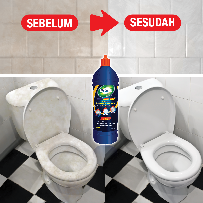 Porklin Blue Strong 850mL - Ceramic, Porcelain, Bathroom & Toilet Cleaner