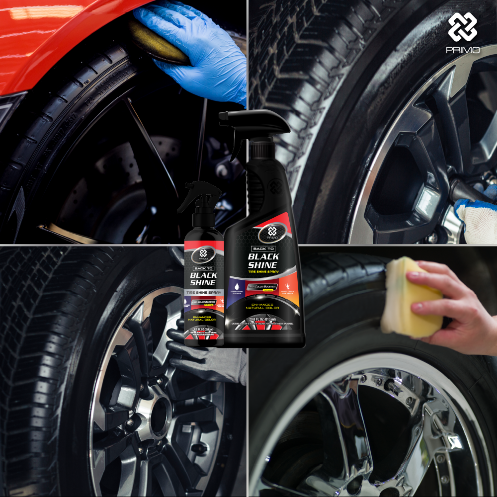 Back To Black Shine Tire Gel 12pcs x 180ml - Pengkilap & Perawatan Penghitam Ban