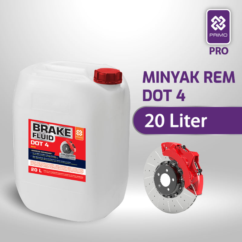 PRIMO Brake Fluid Dot 4 - Minyak Rem 20L