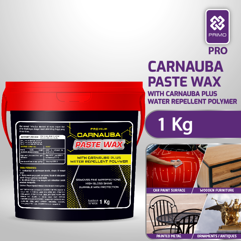 Carnauba Paste Wax 1Kg - Pengkilap dan Perlindungan dengan Carnauba Wax
