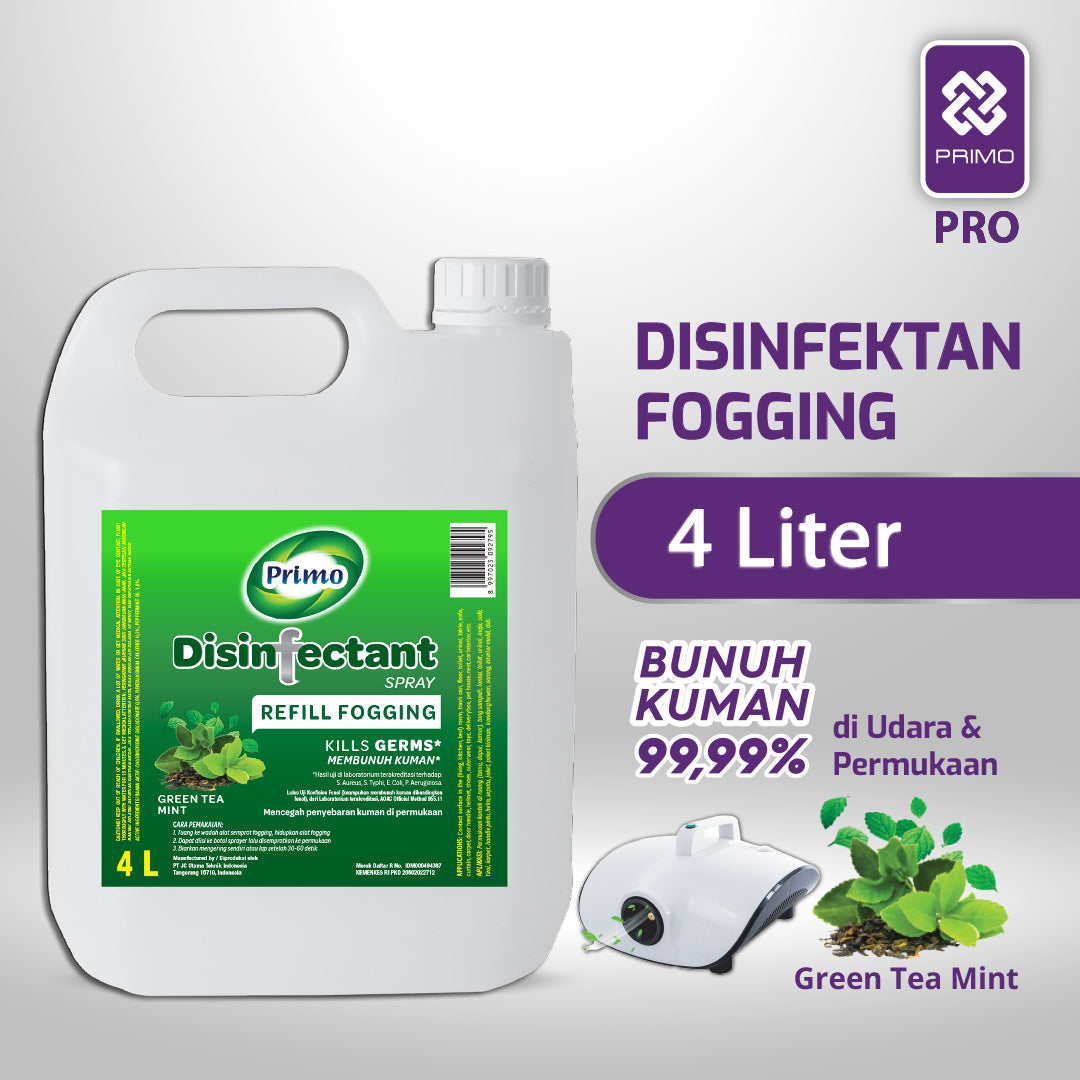 Disinfectant Fogging Liquid Greentea Mint 4L