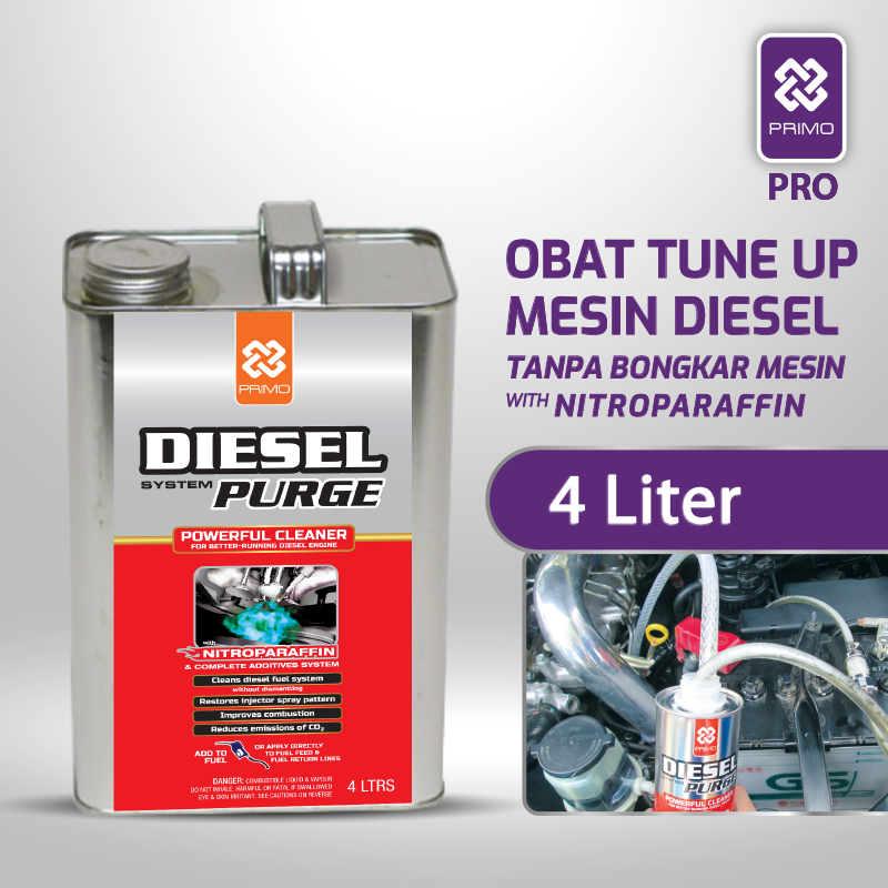 Diesel Purge 4L - Obat Tune Up Pembersih Sistem Bahan Bakar Mesin Diesel Tanpa Bongkar