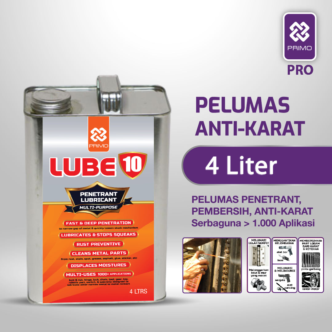 Lube 10 - Pelumas Anti Karat Serbaguna 4L