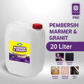 Marble & Granite Cleaner 20L - Antibacterial Marble, Granite, Parquet Floor Cleaner