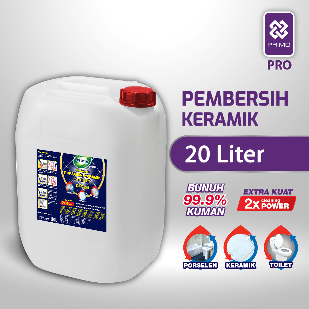 Porklin Blue Strong 20L - Ceramic, Porcelain, Bathroom & Toilet Cleaner
