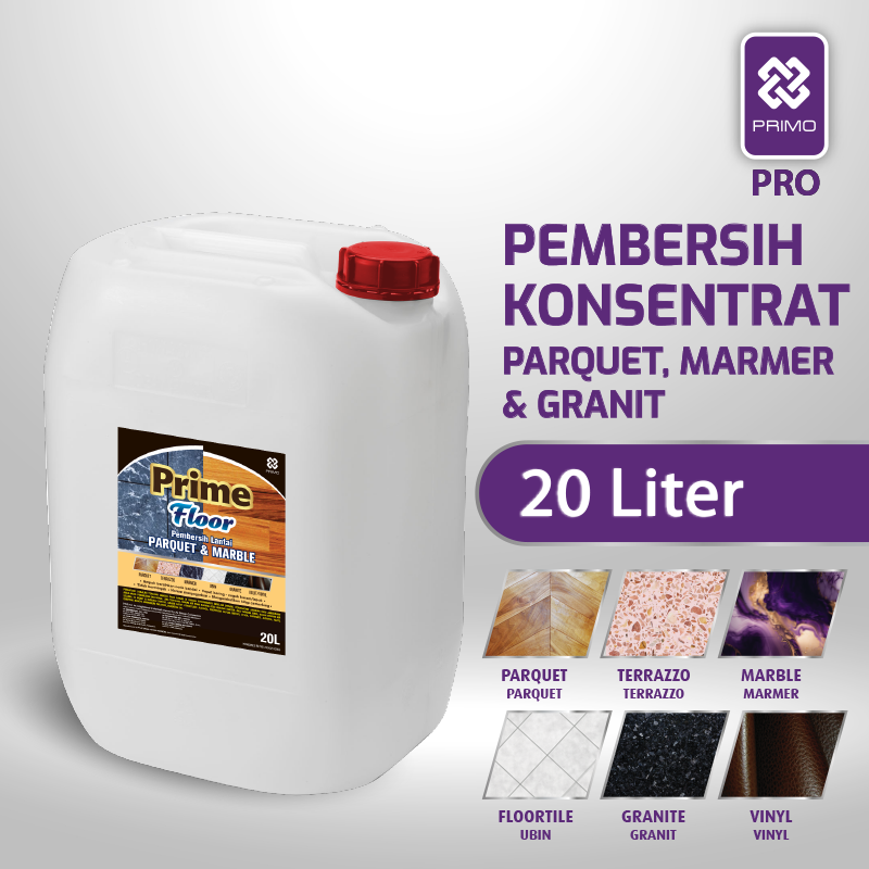 Prime Floor 20L - Marble, Granite, Parquet Cleaner