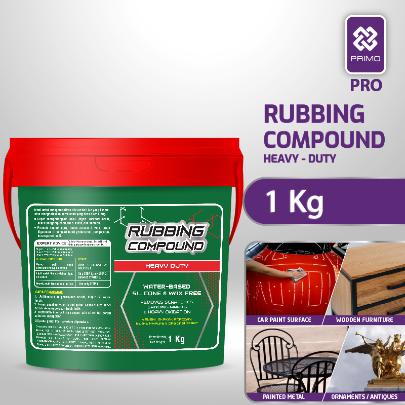 Rubbing Compound 1kg - Heavy Duty Scratch & Swirl Remover