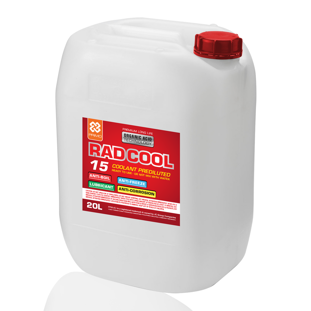 Rad Cool 15 Ready To Use 20L - Radiator Coolant with Organic Acid Technology (OAT)