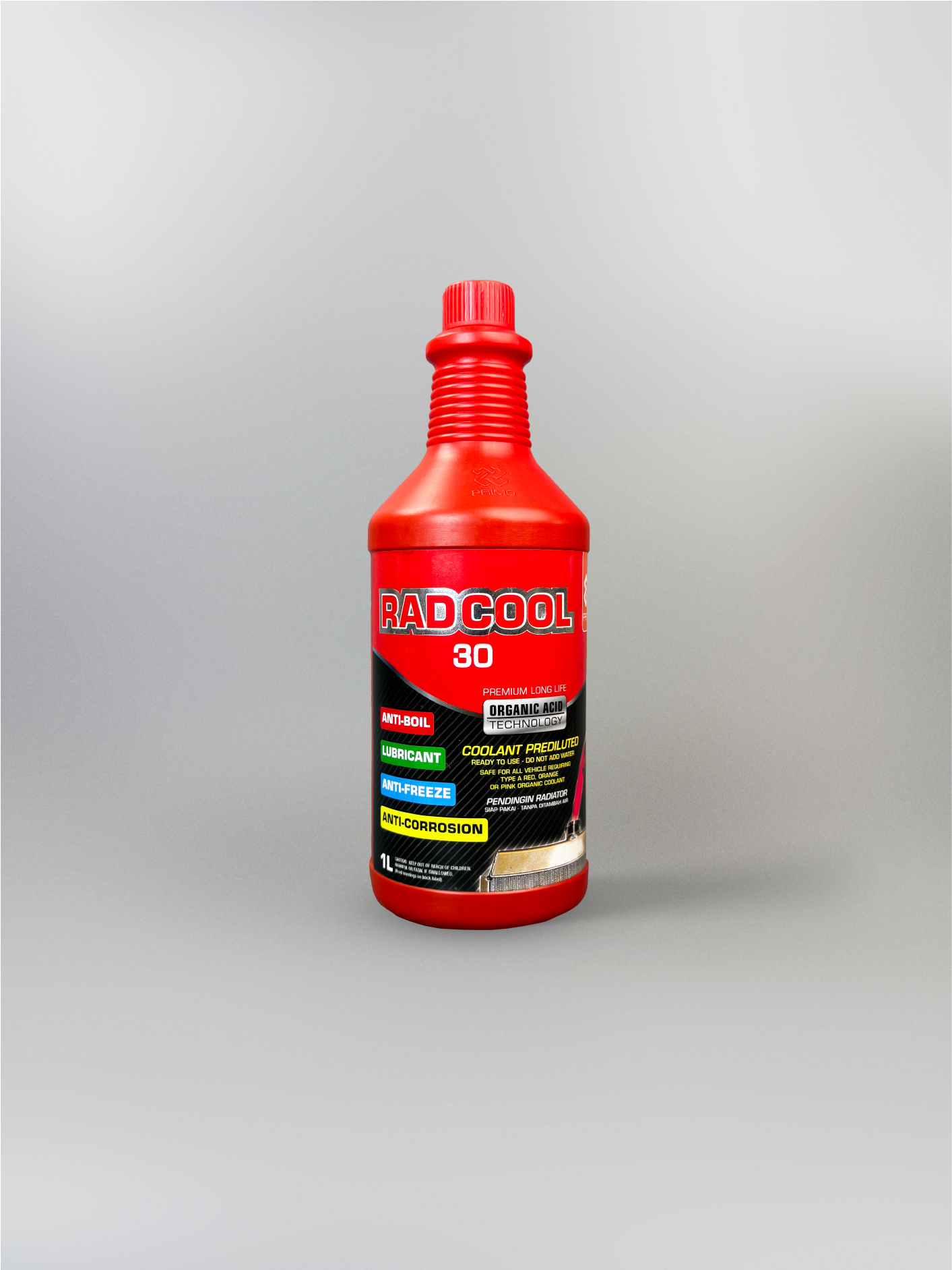 Rad Cool 30 Ready To Use 1L - Pendingin Radiator dengan Organic Acid Tecnology (OAT)