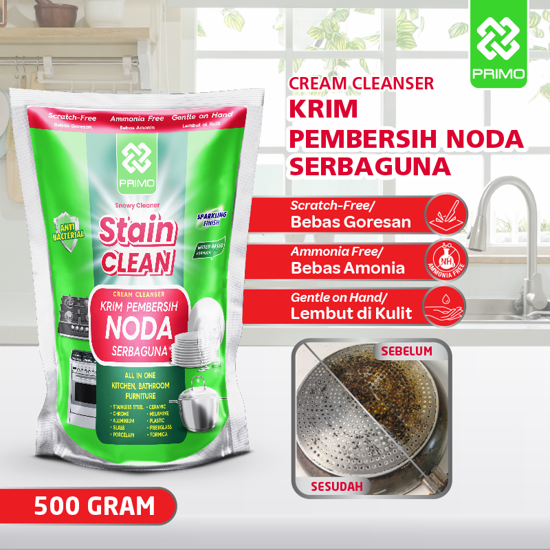 Stain Clean 500gr - Cream Cleanser Pembersih Noda Serbaguna