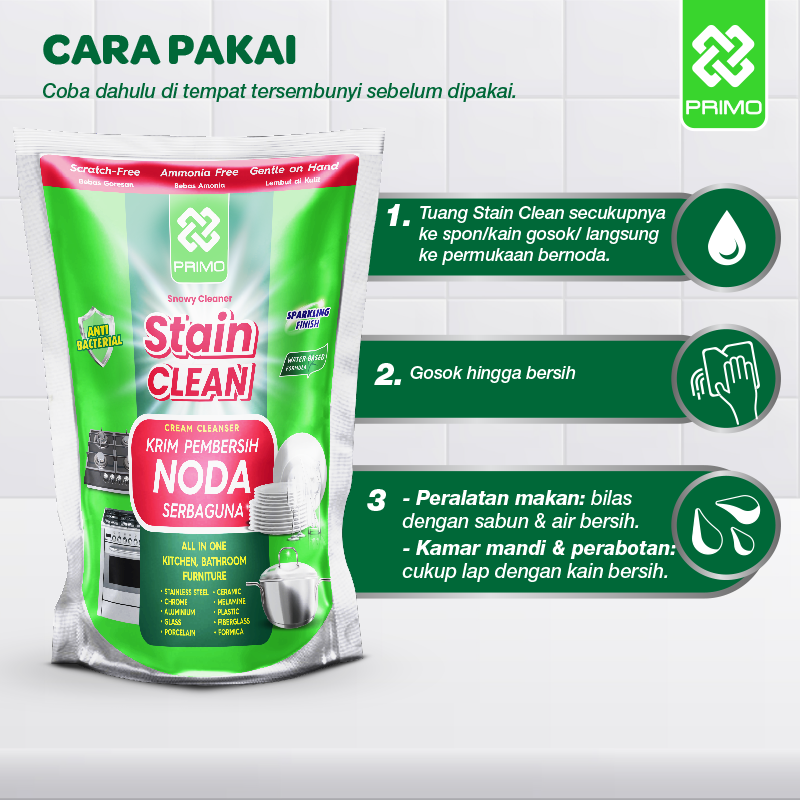 Stain Clean 500gr - Cream Cleanser Pembersih Noda Serbaguna