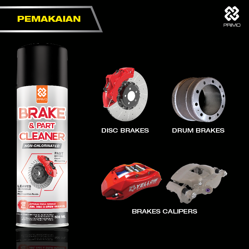 Brake & Part Cleaner 500mL - Pembersih Cakram Rem & Sparepart (Solvent Based)