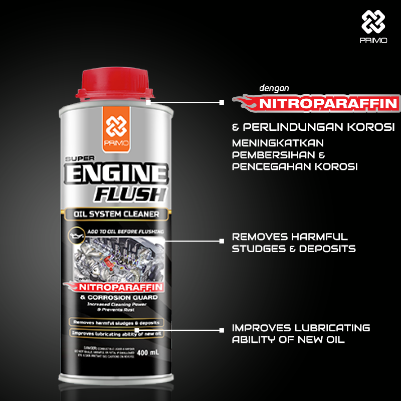 Super Engine Flush 400mL - Cairan Pembersih & Penguras Ruang Dalam Mesin