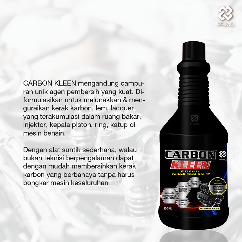 Carbon Kleen 300mL - Pembersih Kerak karbon Mesin Bensin Tanpa Bongkar