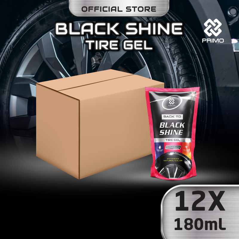 Back To Black Shine Tire Gel 12pcs x 180ml - Pengkilap & Perawatan Penghitam Ban