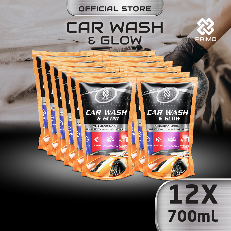 Car Wash & Glow 12pcs x 700mL - Car Shampoo Gold Class