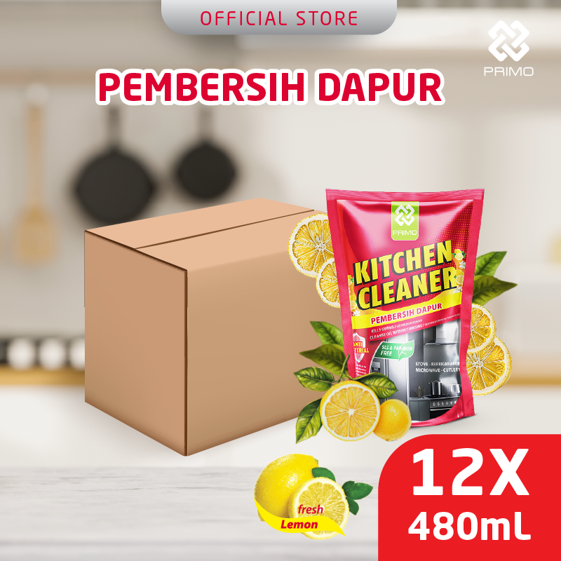 Kitchen Cleaner 12pcs x 480mL - Pembersih Kulkas dan Pembersih Minyak Dapur Anti Kuman
