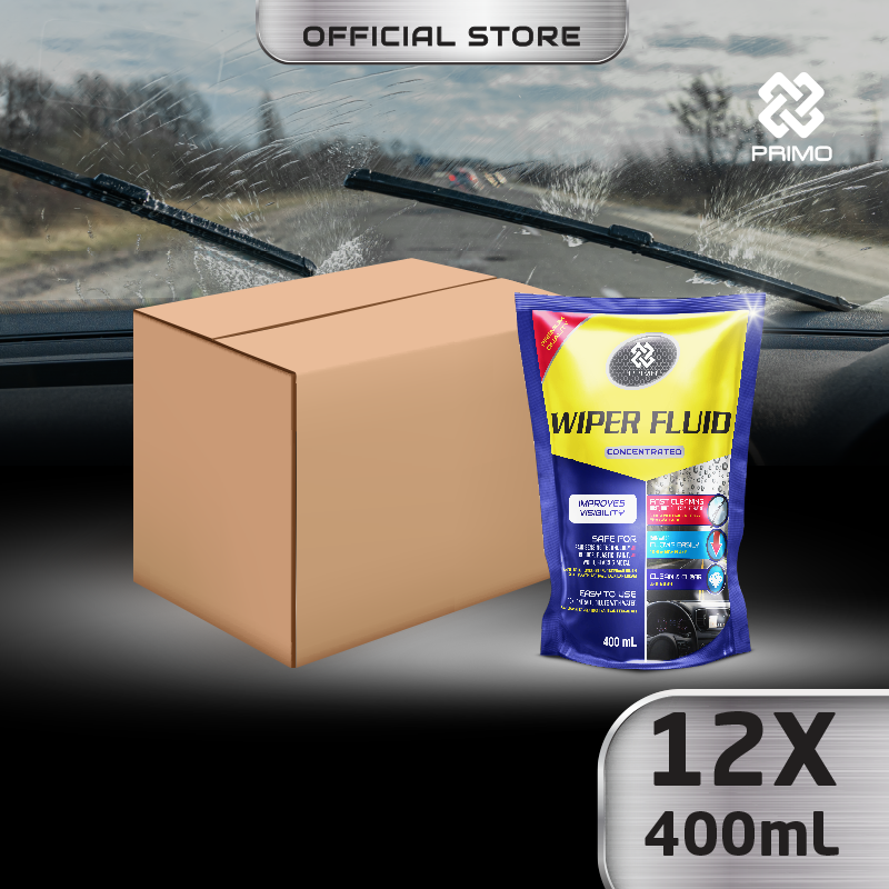 Wiper Fluid 12pcs x 400mL - Cairan Wiper Mobil Concentrate